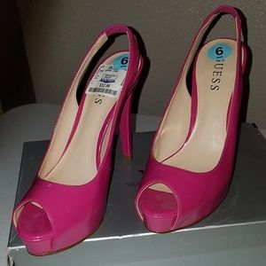 Hot fuscia shoes